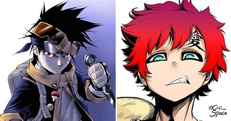 25 'Naruto' Characters Drawn In Alternative Art Styles .